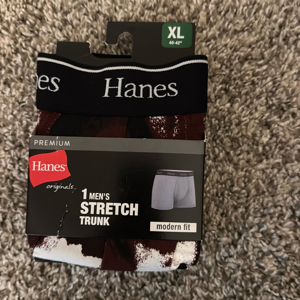Hanes Originals Stretch Trunk (Boxer Brief) Size X-Large